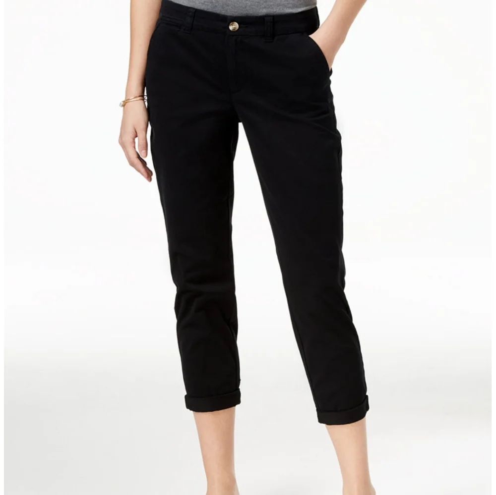 Maison Jules Classic cropped trouser pants, NEW